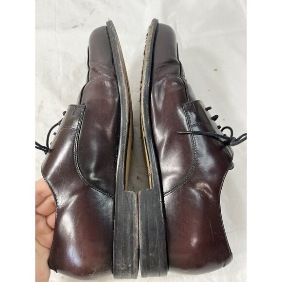 Cole Haan Men's NikeAir Split-Toe Derby Mahogany Leather Dress Shoes Size 11 M - Picture 6 of 15